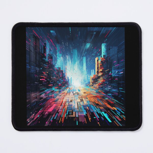 Item preview, Colorful Digital Decay Art designed and sold by SMARTKIT DESIGNAGENCY.