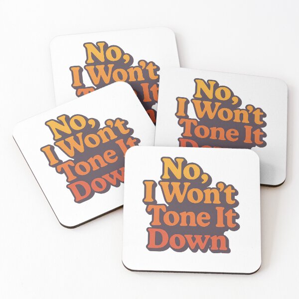 Item preview, No, I Won’t Tone It Down – Bold Retro Pride designed and sold by Haus Of Sin.