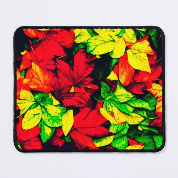 Item preview, Multicolor Leaf Print designed and sold by OmikronStore.