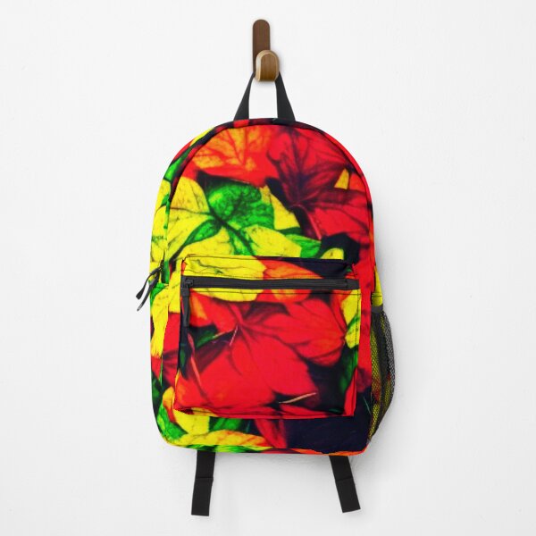 Item preview, Multicolor Leaf Print designed and sold by OmikronStore.