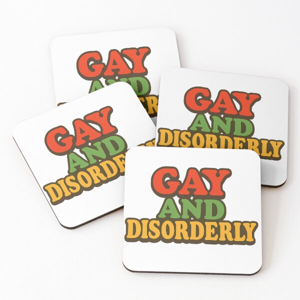 Item preview, Gay and Disorderly – Funny Queer Chaos Vibes designed and sold by Haus Of Sin.