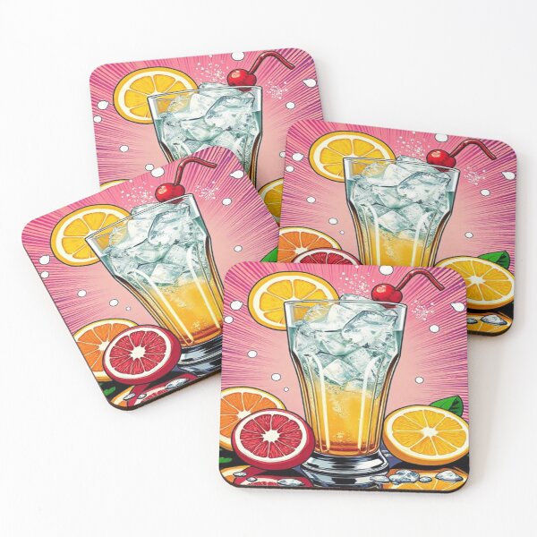 Item preview, An atmospheric drink artwork – a hyper-realistic cocktail with detailed ice crystals designed and sold by FotoworldEdel.
