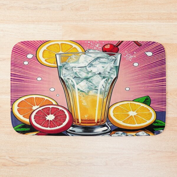 Item preview, An atmospheric drink artwork – a hyper-realistic cocktail with detailed ice crystals designed and sold by FotoworldEdel.