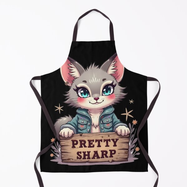 Item preview, Pretty Sharp – Clever Kawaii Lynx by LaLi Designs designed and sold by LaLi-Designs.