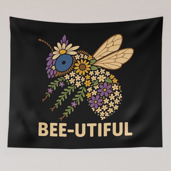 Item preview, Floral Bee Fusion Bee-Utiful designed and sold by Blok45.