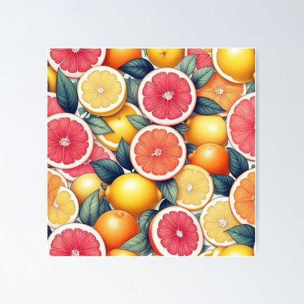 Item preview, Zesty Watercolor designed and sold by SketchNStyle.