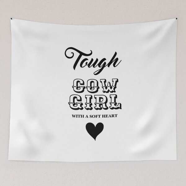 Item preview, Tough Cowgirl with a Soft Heart, Unique designed and sold by villacreativa.