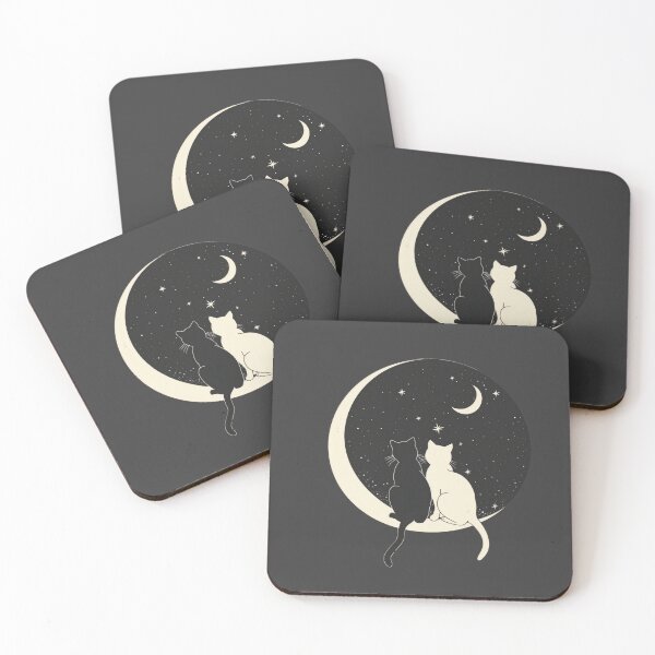 Item preview, Black Cat And White Cat  designed and sold by xiao xuans.
