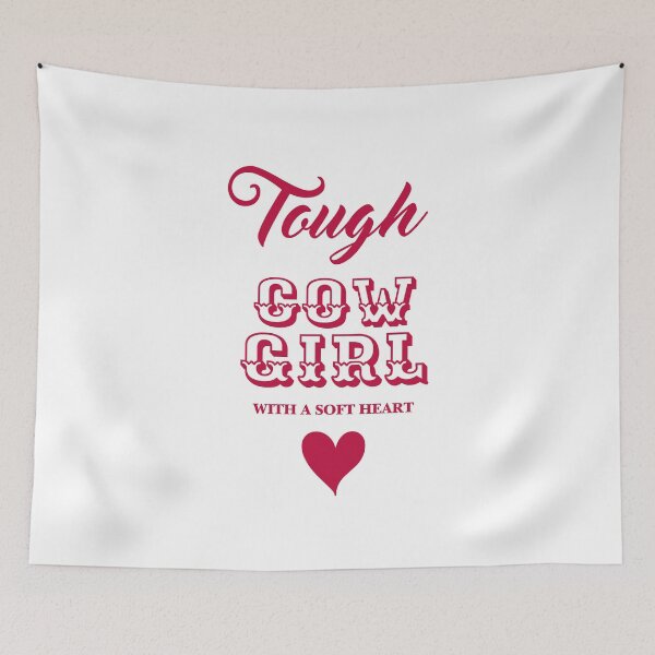 Item preview, Tough Cowgirl with a Soft Heart, Unique designed and sold by villacreativa.