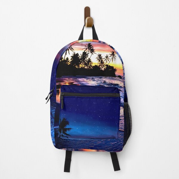Item preview, Tropical Beach Sunset Under Starry Night Sky designed and sold by Exodoi.