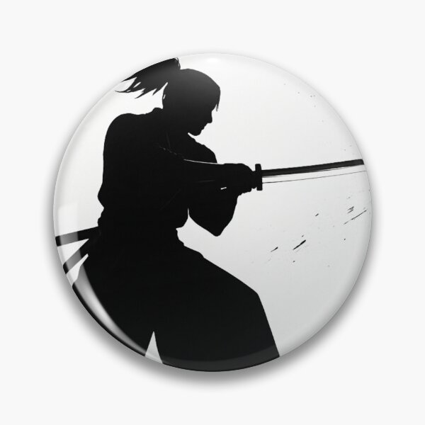 Item preview, Samurai Slash - Dynamic Ink Art designed and sold by JPN-NOGRAY-SHOP.