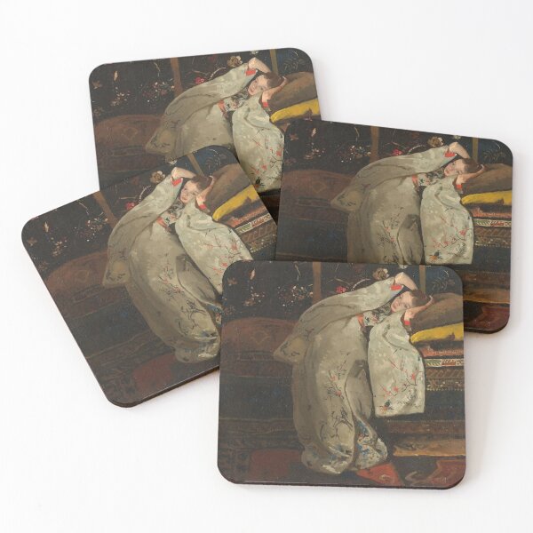 Item preview, Girl in white kimono by George Breitner 1894 designed and sold by Photopat.