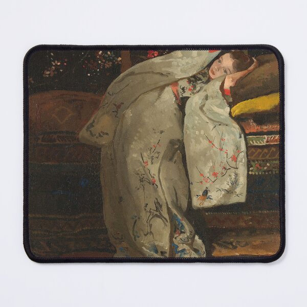 Item preview, Girl in white kimono by George Breitner 1894 designed and sold by Photopat.