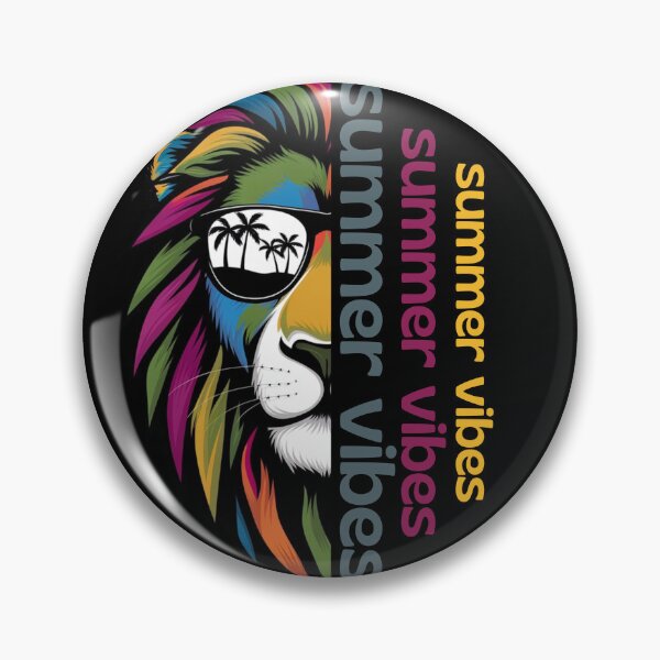 Item preview,  Lion in Sunglasses, Lion, Colorful Lion, Lion with Sunglasses,  Summer Vibes, Lion Art, Summer Lion designed and sold by KolorellaS.