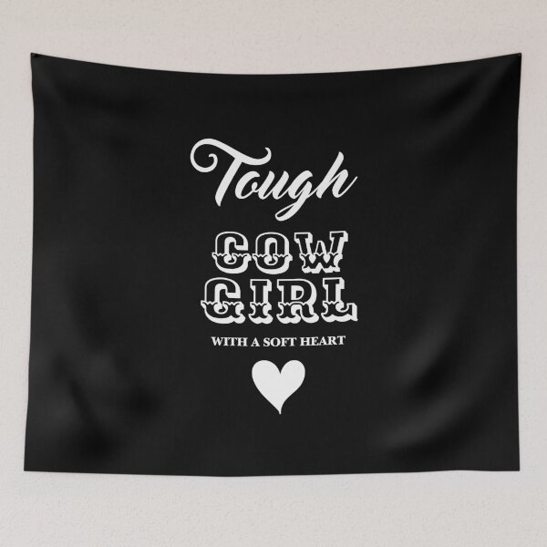 Item preview, Tough Cowgirl with a Soft Heart, Unique designed and sold by villacreativa.