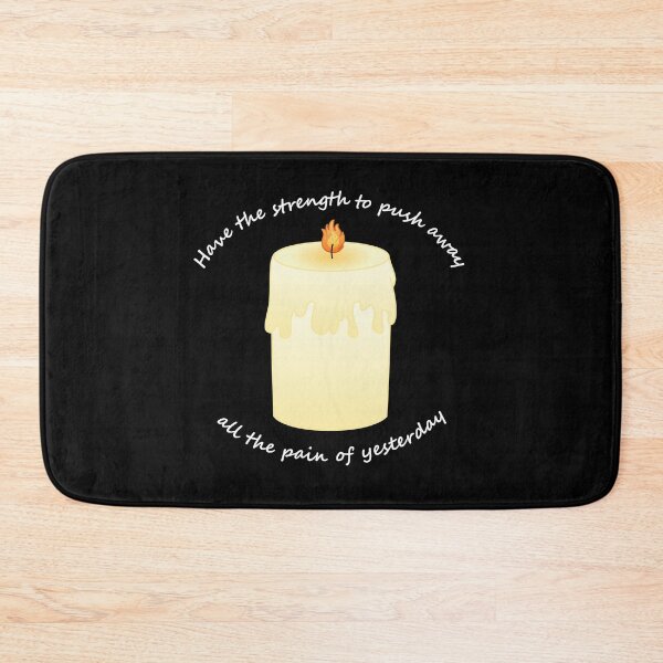 Item preview, Candle (All the Pain of Yesterday)(White Text) designed and sold by libertyp1006.