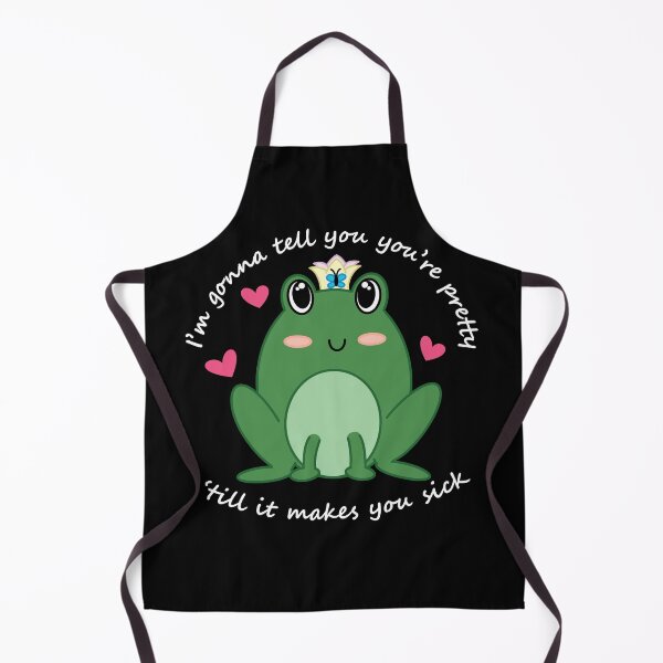 Item preview, Frog (I'm Gonna Tell You You're Pretty)(White Text) designed and sold by libertyp1006.
