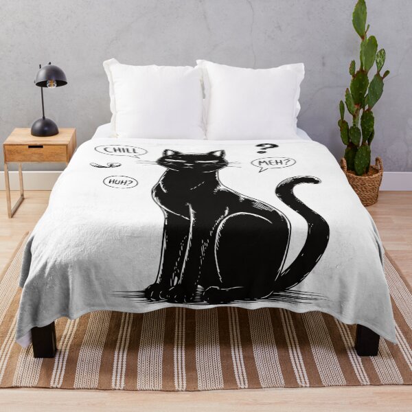 Item preview, Black & white cat designed and sold by clodij.