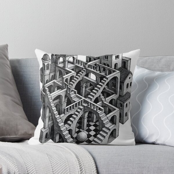 Item preview, Mind-Bending MC Escher Style Impossible Architecture | Optical Illusion Art designed and sold by WAUZ.