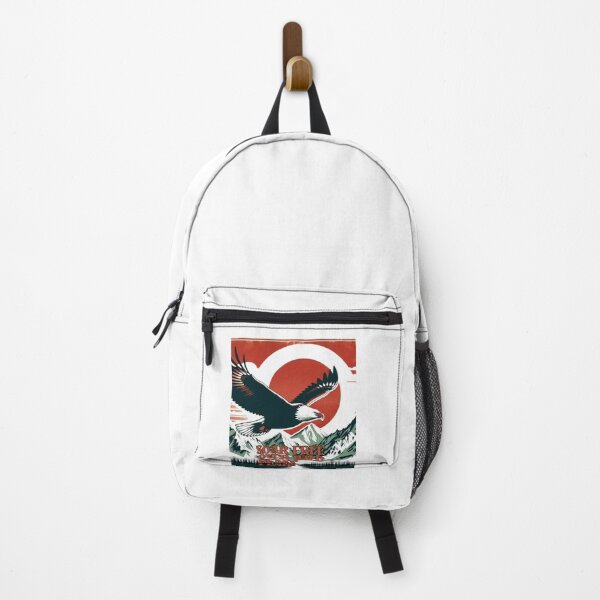 Item preview, Bold Eagle Flight Over Majestic Peaks – Vintage Wilderness Art designed and sold by JenniferCreaArte .