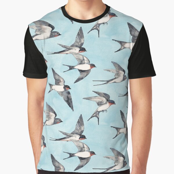 Item preview, Blue Sky Swallow Flight designed and sold by micklyn.