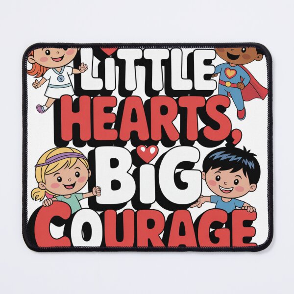 Item preview, Little Hearts Big Courage | Cute Kids Healthcare Heroes Design designed and sold by Giuggimade.