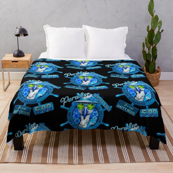 Item preview, Always Happy Hour in Paradise It's 5 o'clock Swan Summer Vibes designed and sold by MindWave THC.