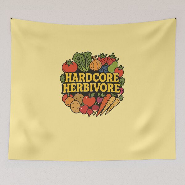 Item preview, Hardcore Herbivore designed and sold by FrictionMaxxing.