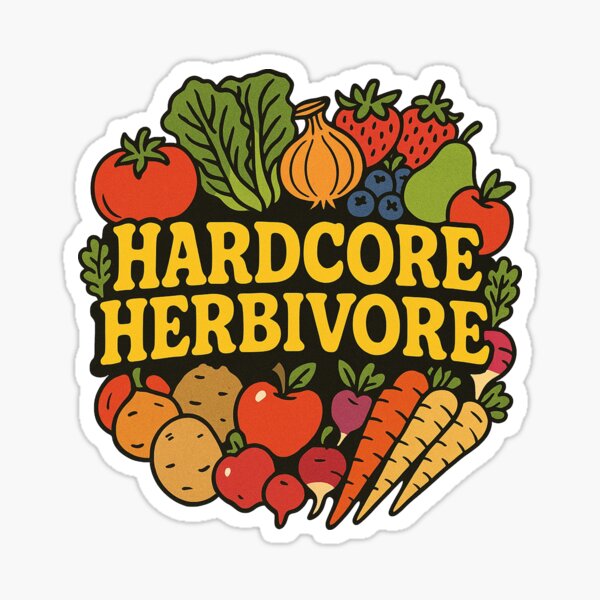 Item preview, Hardcore Herbivore designed and sold by Boog Monst .