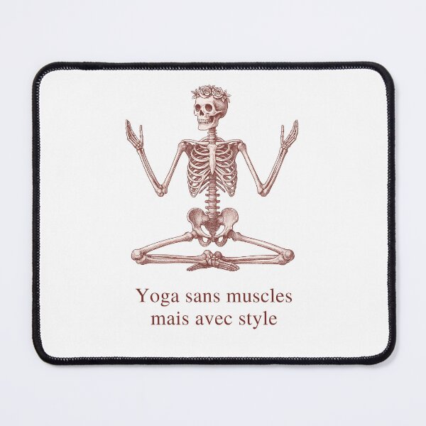 Item preview, Funny Skeleton Yoga Pose with Style designed and sold by ATOTI.