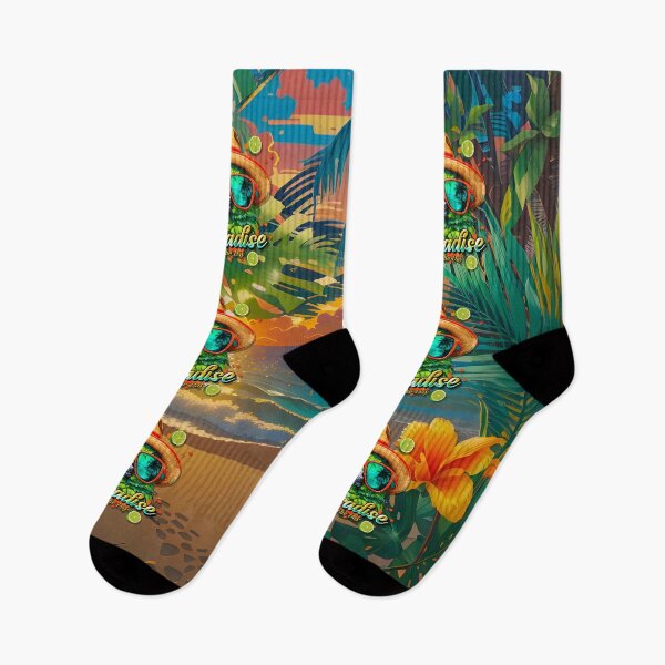 Item preview, Just Another Day in Paradise Squeeze the Day Parrot Tropical Summer Citrus designed and sold by MindWave THC.