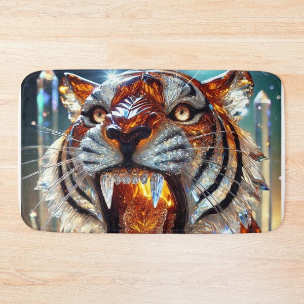 Item preview, Crystal Roar of the Fire Tiger designed and sold by JPN-NOGRAY-SHOP.
