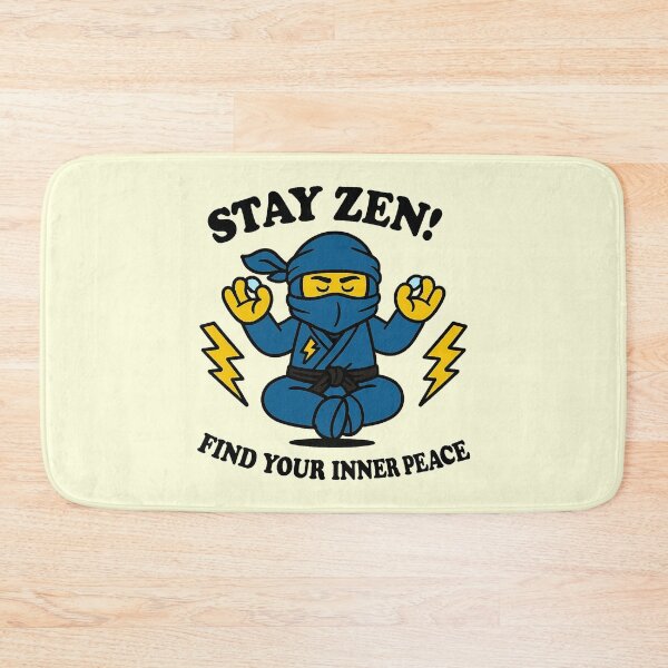 Item preview, Meditating Ninja Inner Peace designed and sold by zzz888.