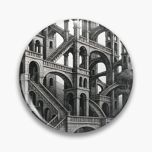 Item preview, Infinity Towers | Modern MC Escher Inspired Impossible Architecture designed and sold by WAUZ.