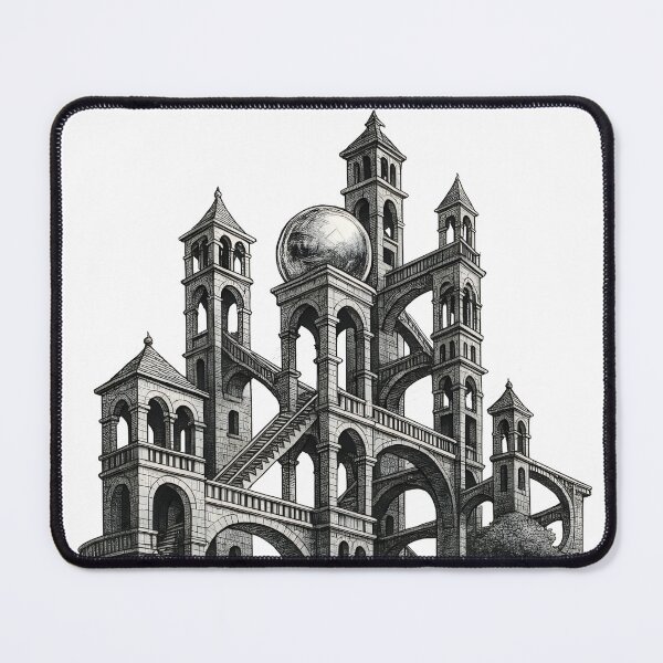 Item preview, Infinity Towers | Modern MC Escher Inspired Impossible Architecture designed and sold by WAUZ.