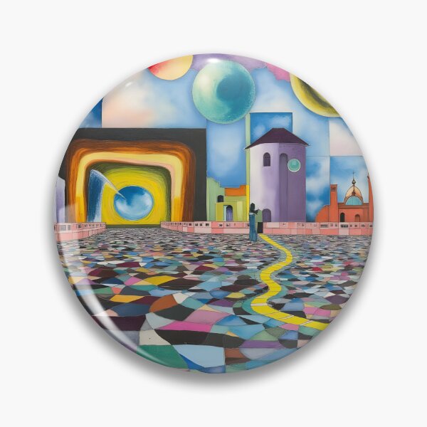 Item preview, Colorful Abstract City designed and sold by Angelandspot.