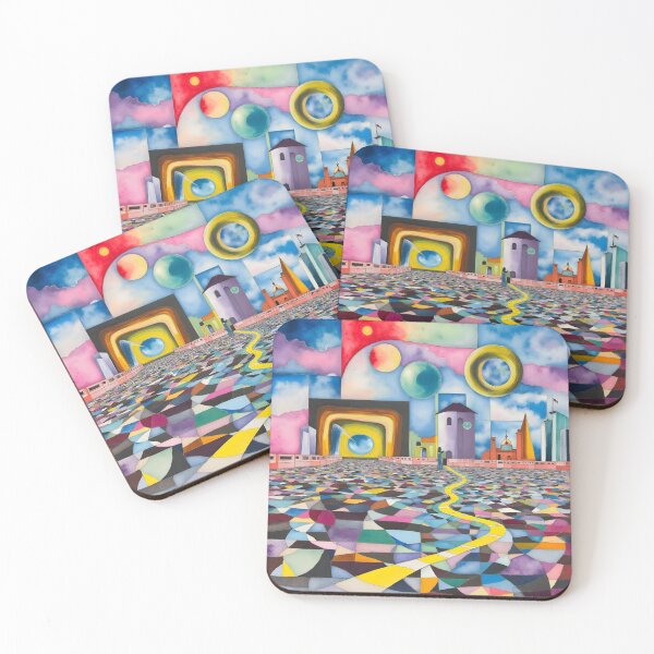 Item preview, Colorful Abstract City designed and sold by Angelandspot.