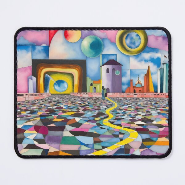 Item preview, Colorful Abstract City designed and sold by Angelandspot.