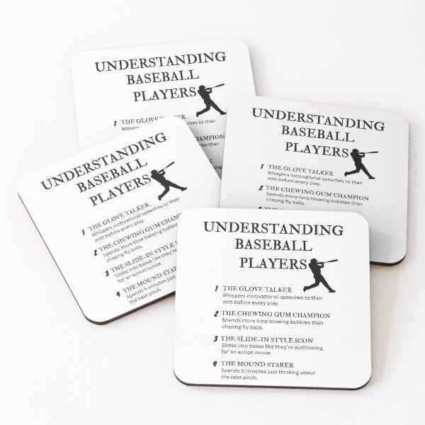 Item preview, Understanding Baseball Players – Funny Diamond Life Humor designed and sold by PsyFlow35.