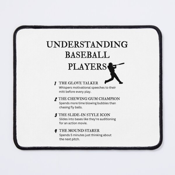 Item preview, Understanding Baseball Players – Funny Diamond Life Humor designed and sold by PsyFlow35.