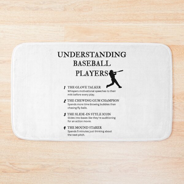 Item preview, Understanding Baseball Players – Funny Diamond Life Humor designed and sold by PsyFlow35.