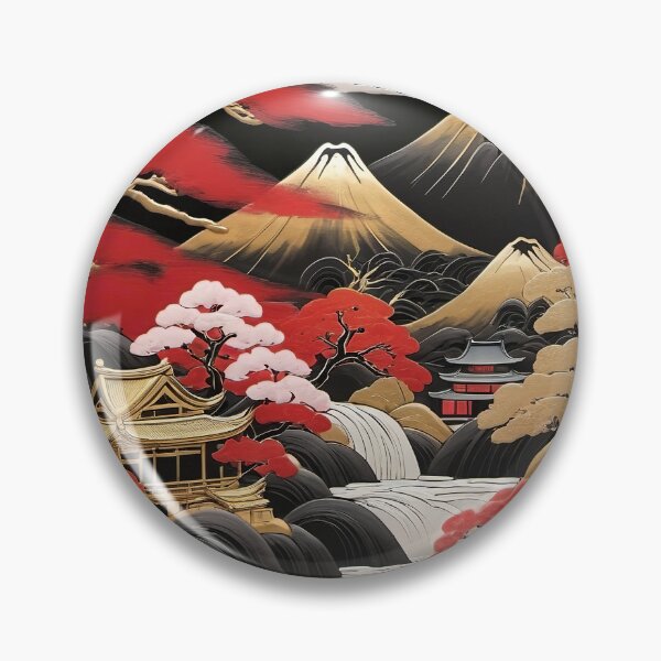 Item preview, Mystical Mornings of Japan - Echoes of the Hidden Pagodas designed and sold by Serge Averbukh Art Studio.
