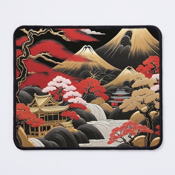 Item preview, Mystical Mornings of Japan - Echoes of the Hidden Pagodas designed and sold by Serge Averbukh Art Studio.
