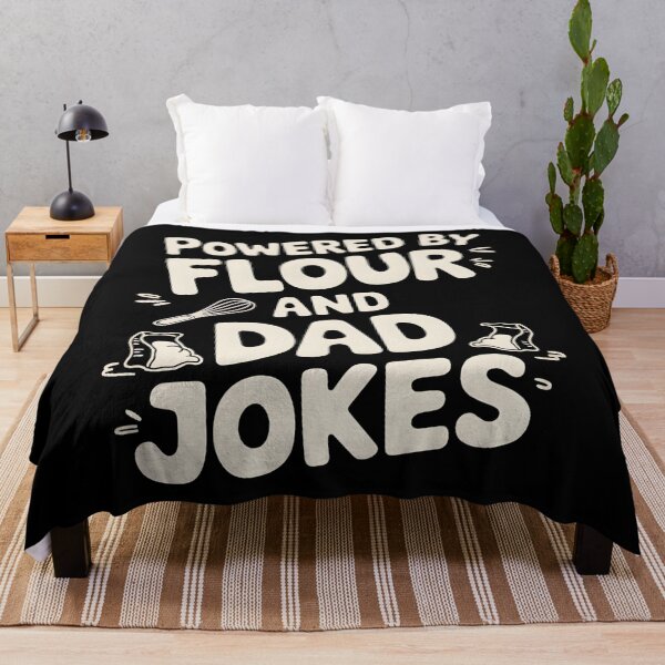 Item preview, Powered By Flour And Dad Jokes Baking Dad Joke designed and sold by DomTeesHaven.