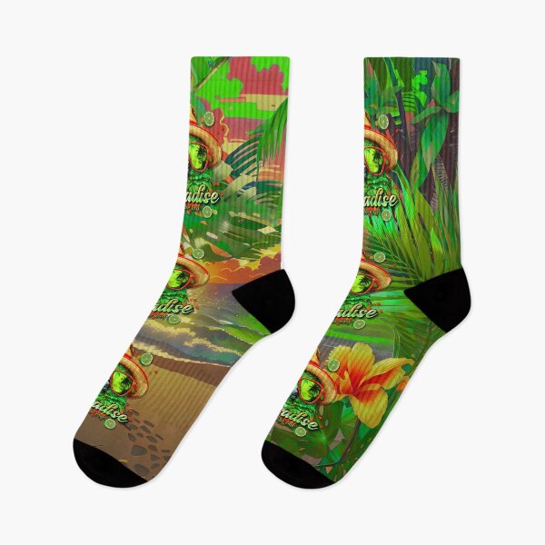 Item preview, Just Another Day in Paradise Squeeze the Day Parrot Tropical Summer Citrus designed and sold by MindWave THC.