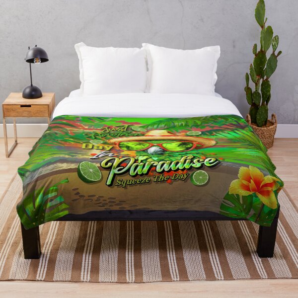Item preview, Solo otro día en el paraíso Exprime el día Loro Verano Tropical Cítrico designed and sold by MindWave THC.