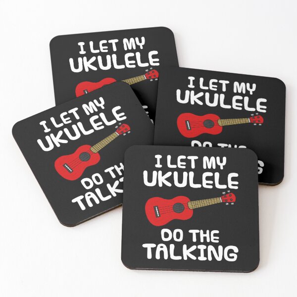 Item preview, I Let My Ukulele Do The Talking, Uke Player Introvert designed and sold by doodlerob.