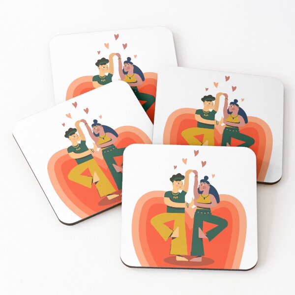 Item preview, Couple of hippies in love with heart on background designed and sold by Mayysha.