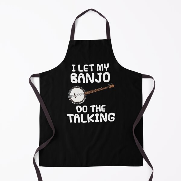 Item preview, I Let My Banjo Do The Talking, Folk Musician Introvert designed and sold by doodlerob.