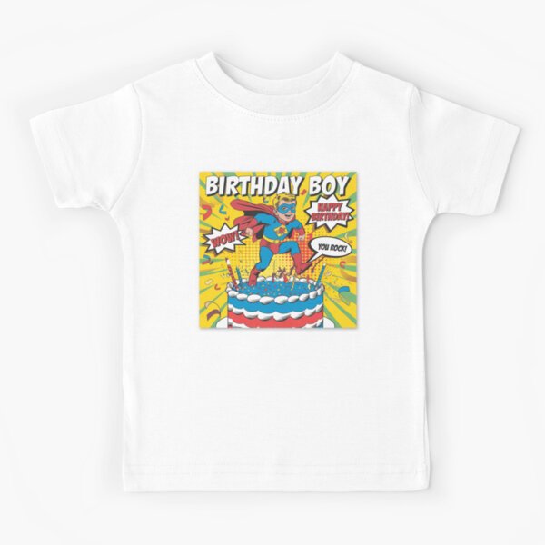 Item preview, Birthday Boy Power designed and sold by ColorSplashCreations.
